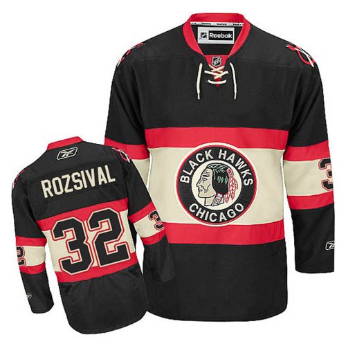 Michal Rozsival #32 Black Alternate Jersey