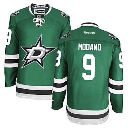Mike Modano #9 Green Home Replica Jersey