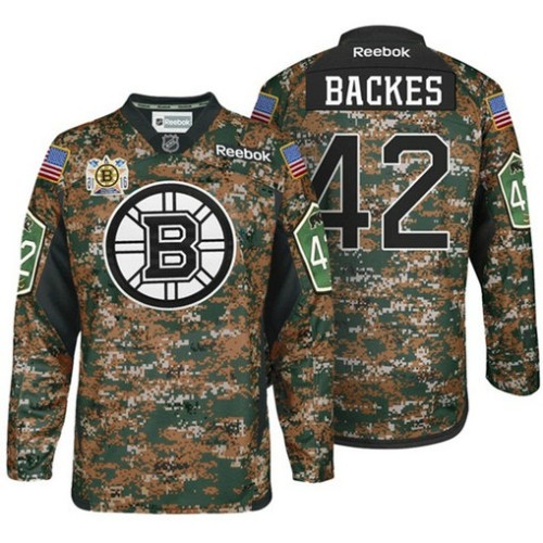 Military Appreciation Premier #42 David Backes Camo Jersey