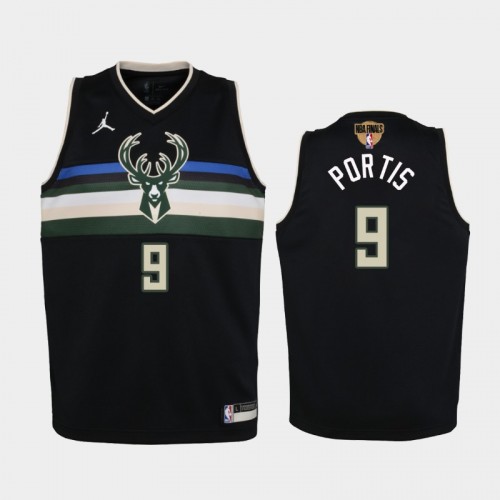 Milwaukee Bucks #9 Bobby Portis 2021 NBA Finals Statement Edition Black Jersey