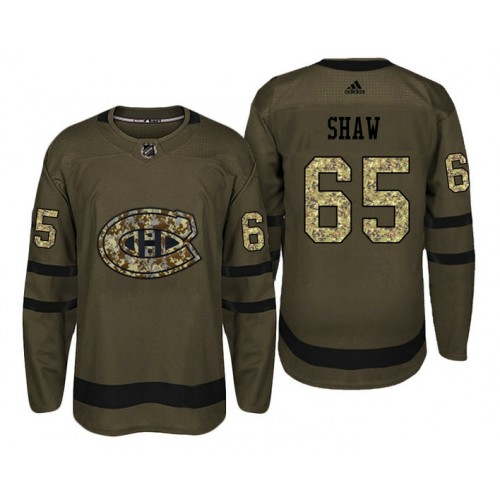 #65 Andrew Shaw Camo Salute To Service Jersey