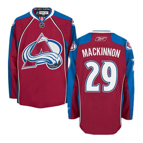Nathan MacKinnon #29 Burgundy Red Home Jersey