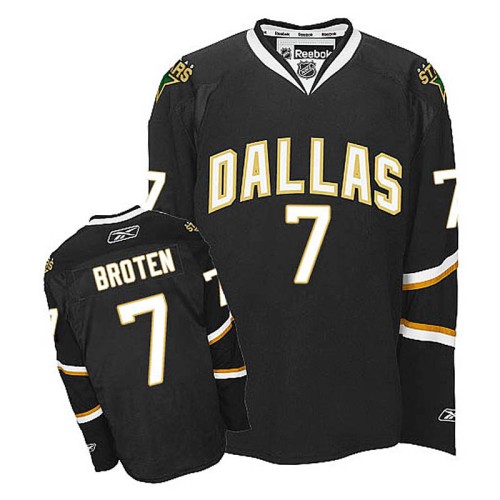 Neal Broten #7 Black Premier Jersey