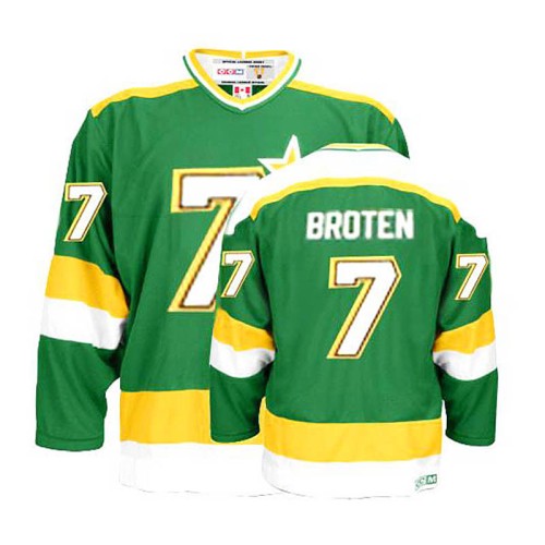 Neal Broten #7 Green Throwback Jersey