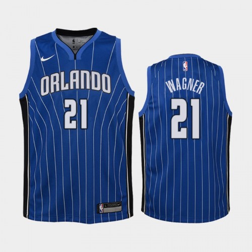 Orlando Magic Franz Wagner Youth #21 Icon Edition 2021 NBA Draft Blue Jersey