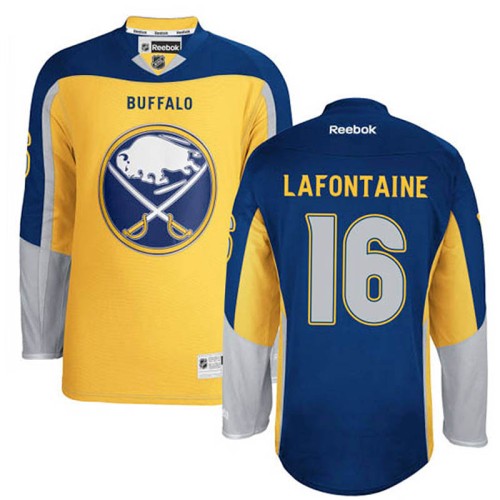 Pat Lafontaine #16 Gold Alternate Jersey