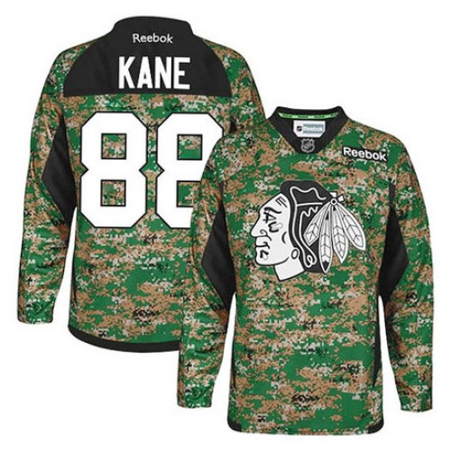 Patrick Kane #88 Camo Veteran's Day Jersey