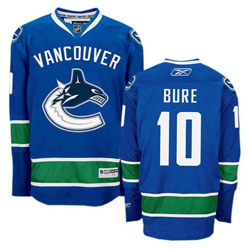 Pavel Bure #10 Navy Blue Home Jersey