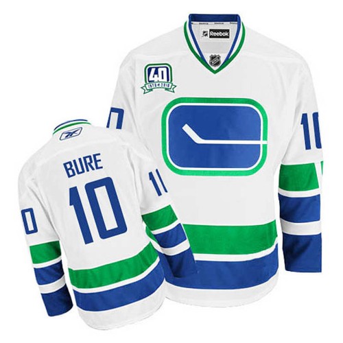 Pavel Bure #10 White 40th Anniversary Alternate Jersey