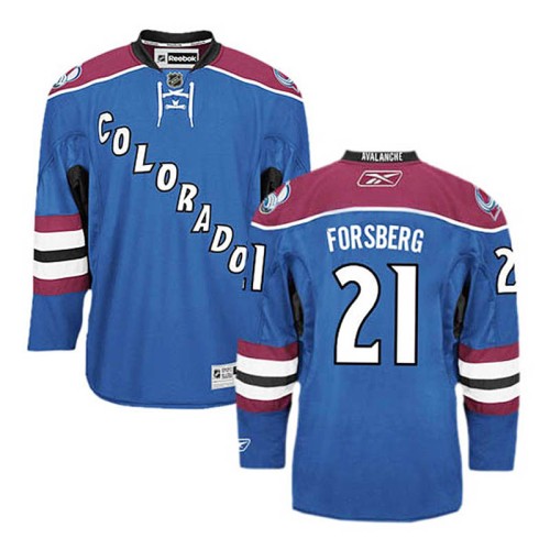 Peter Forsberg #21 Blue Alternate Jersey