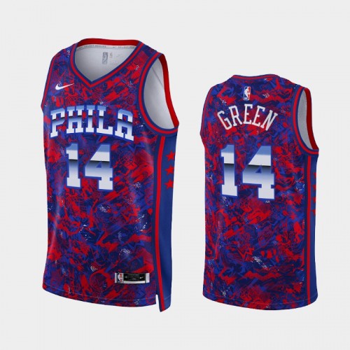 Philadelphia 76ers Danny Green Select Series Royal Dazzle Jersey