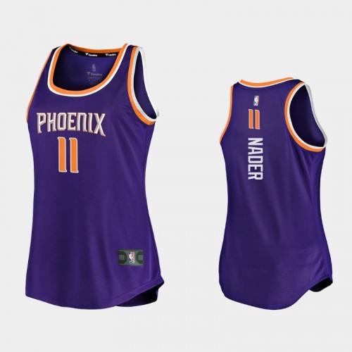Phoenix Suns Abdel Nader Women #11 Icon Edition Tank Purple Jersey