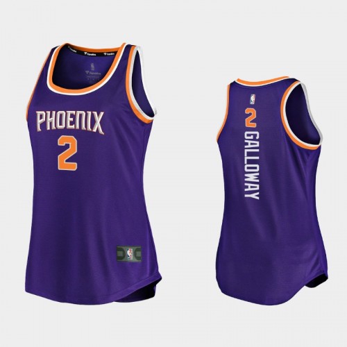 Phoenix Suns Langston Galloway Women #2 Icon Edition Tank Purple Jersey