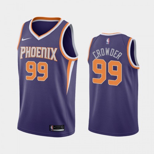 Men's Phoenix Suns Jae Crowder #99 2020-21 Icon Purple Jersey