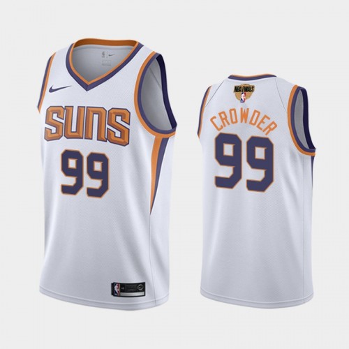 Phoenix Suns #99 Jae Crowder 2021 NBA Finals Association Edition White Jersey