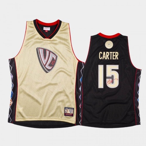 Raptors #15 Vince Carter Retirement Gold Jersey