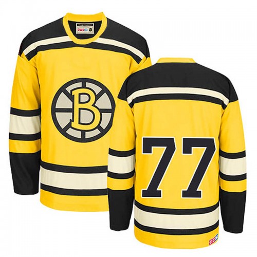 Ray Bourque #77 Gold Throwback Jersey