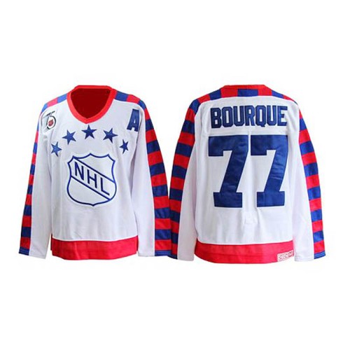 Ray Bourque #77 White Throwback Jersey
