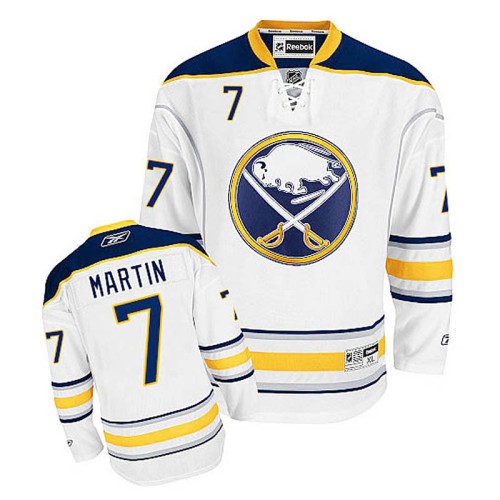 Rick Martin #7 White Away Jersey