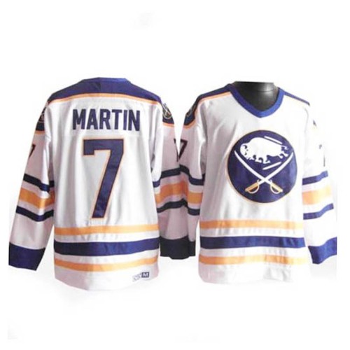 Rick Martin #7 White Throwback Jersey