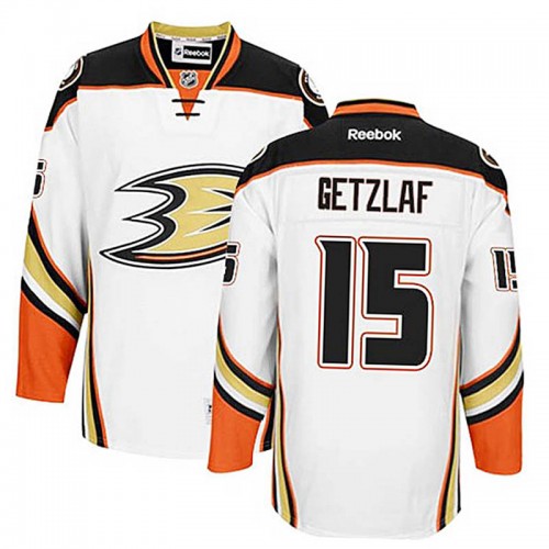 Ryan Getzlaf #15 White Away Authentic Jersey