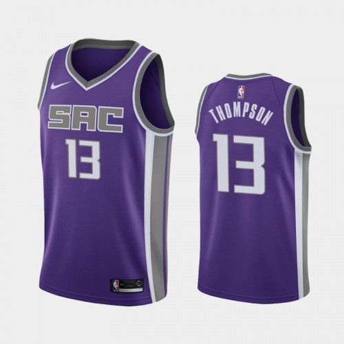 Sacramento Kings Tristan Thompson Men #13 Icon Edition Purple Jersey