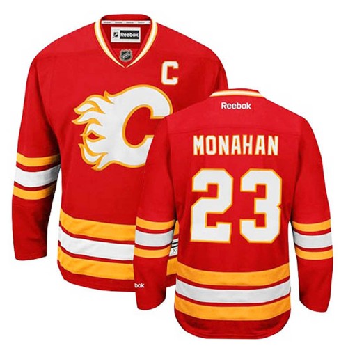 Sean Monahan #23 Red Alternate Jersey