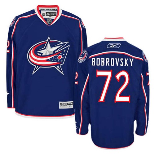 Sergei Bobrovsky #72 Navy Blue Home Jersey