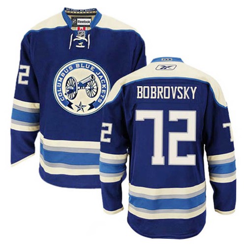 Sergei Bobrovsky #72 Navy Blue Alternate Jersey