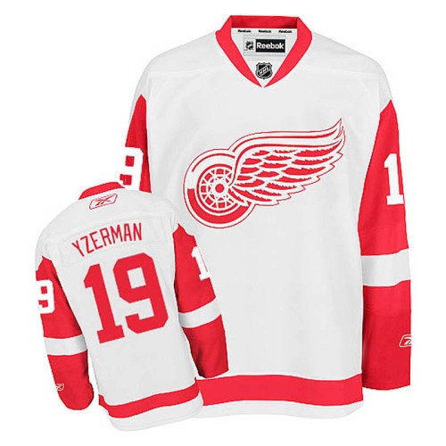 Steve Yzerman #19 White Away Jersey
