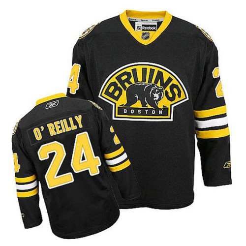 Terry O'Reilly #24 Black Alternate Jersey