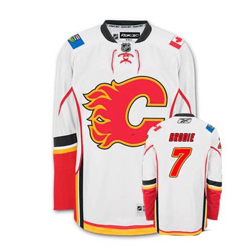 TJ Brodie #7 White Away Jersey