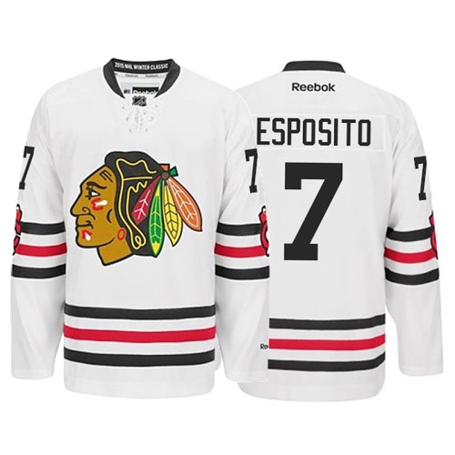 Tony Esposito #7 White Jersey