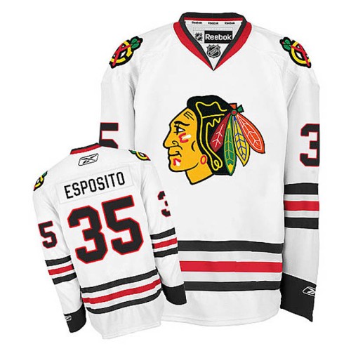 Tony Esposito #35 White Away Jersey
