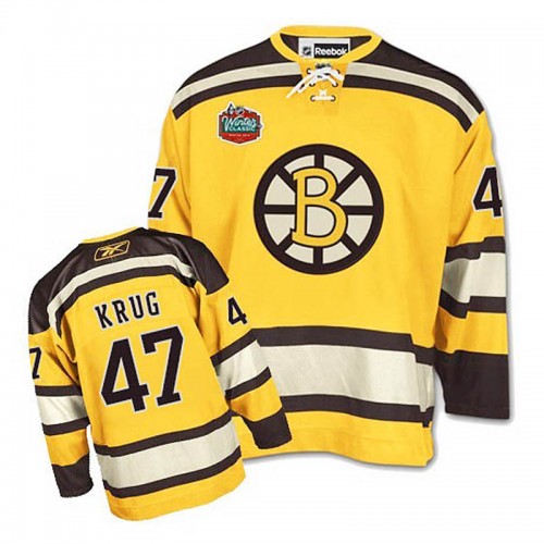 Torey Krug #47 Gold Winter Classic Jersey