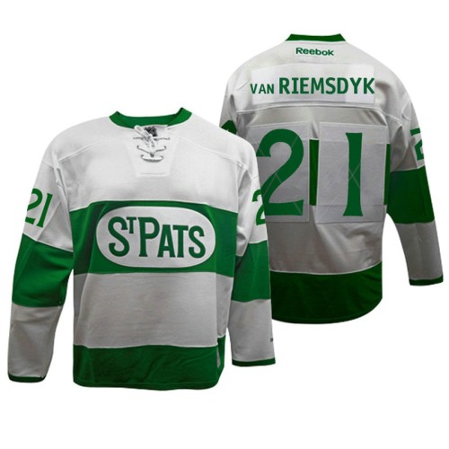 #21 James Van Riemsdyk White Toronto St. Pats Throwback Jersey