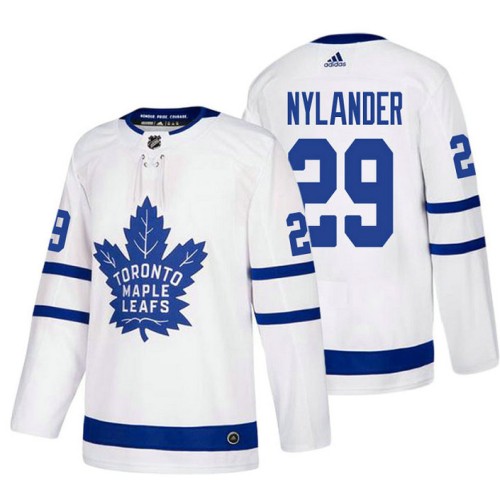 #29 William Nylander White 2017-2018 Away Jersey
