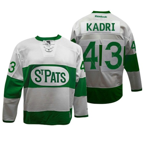 #43 Nazem Kadri White Toronto St. Pats Throwback Jersey