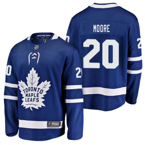 #20 Breakaway Player Dominic Moore Jersey Blue