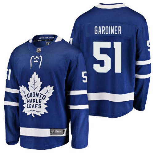 #51 Breakaway Player Jake Gardiner Jersey Blue