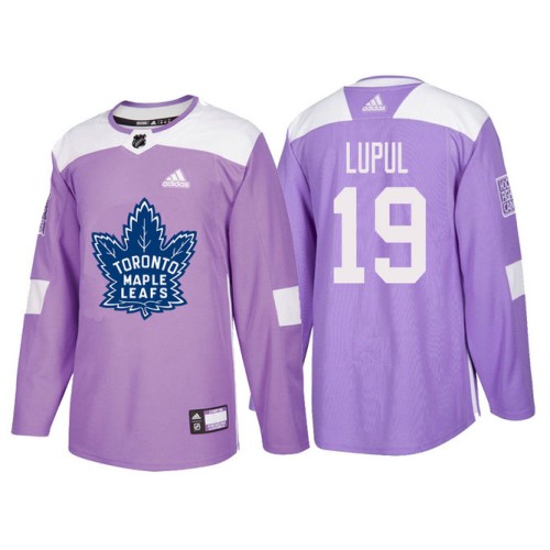 #19 Joffrey Lupul Purple Hockey Fights Cancer Authentic Jersey