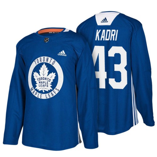 #43 Blue New Season Practice Nazem Kadri Jersey
