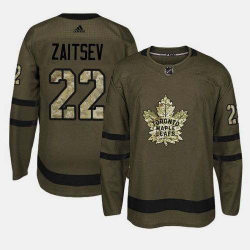#22 Camo Salute To Service Nikita Zaitsev Jersey