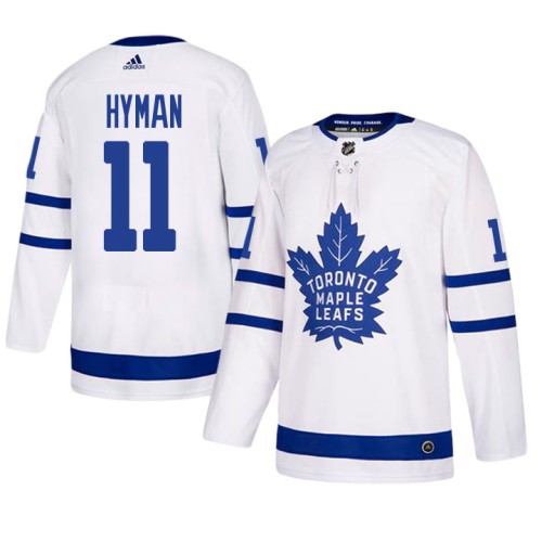 #11 White Authentic Away Zach Hyman Jersey