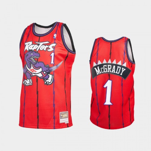Tracy McGrady Men #1 2021 Reload 2.0 Throwback Red Jersey