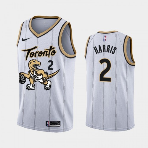 Men's Toronto Raptors Jalen Harris 2021-22 City Edition White Jersey