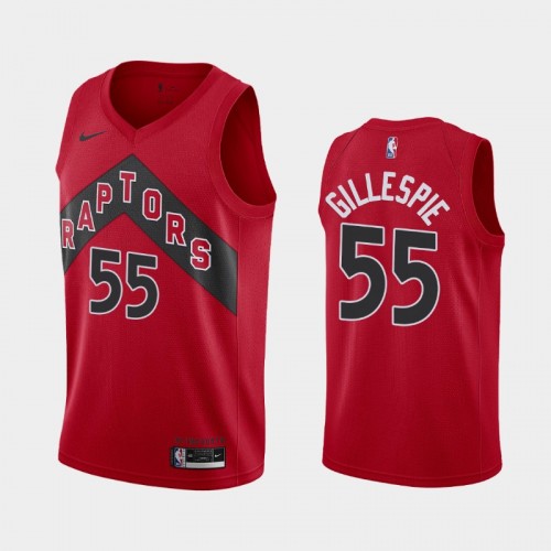 Men's Toronto Raptors #55 Freddie Gillespie 2021 Icon Red Jersey