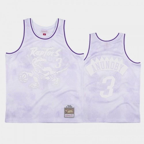 Toronto Raptors #3 OG Anunoby White 1998-99 Cloudy Skies Jersey - Hardwood Classics