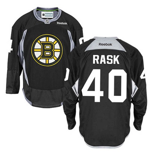 Tuukka Rask #40 Black Practice Jersey