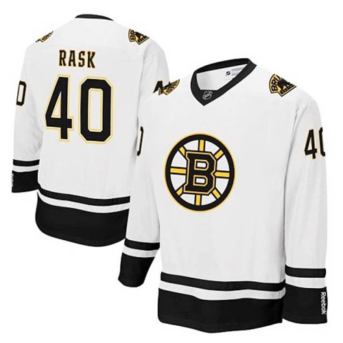 Tuukka Rask #40 White Jersey